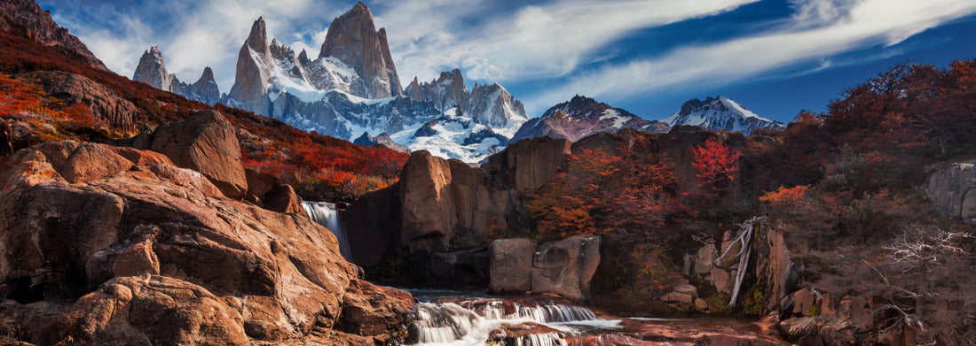 Noah Jigsaw Puzzle Waterfall, Patagonia, Argentina, Panorama 1000 Pieces