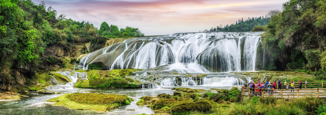 Noah Jigsaw Puzzle Huangguoshu Waterfall Group, Guizhou, China, Panorama 1000 Pieces