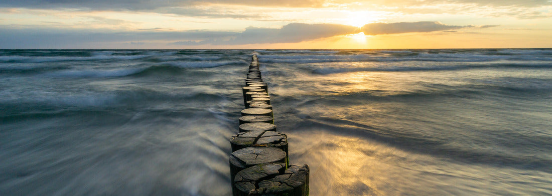 Noah Jigsaw Puzzle View of the Baltic Sea beach, Mecklenburg-Western Pomerania. Germany, Panorama 1000 Pieces