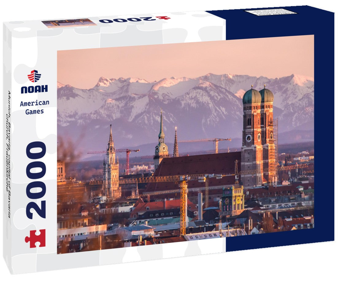 Munich, Bavaria, capital of Bavaria, church, Frauenkirche 2000pc Puzzle