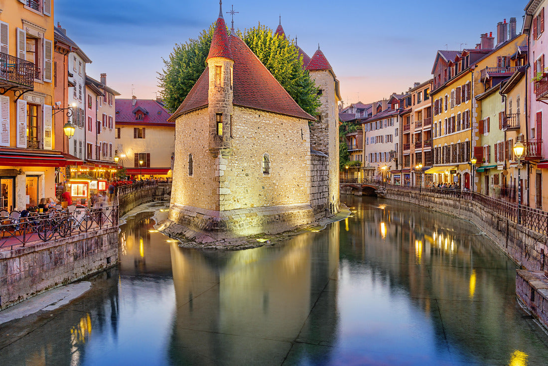 Annecy, France on the Thiou River at twilight 2000pc Puzzle