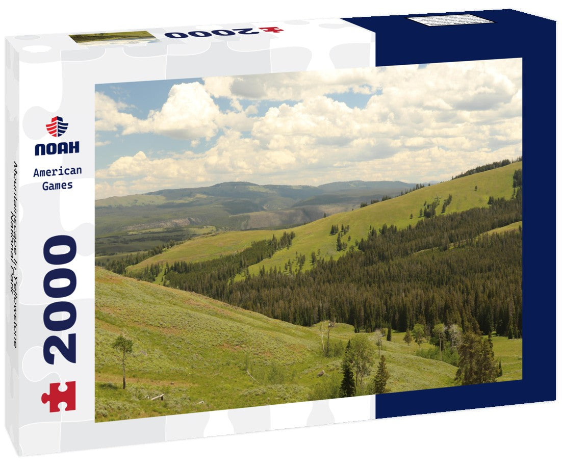 Mountainscape In Yellowstone National Park 2000pc Puzzle