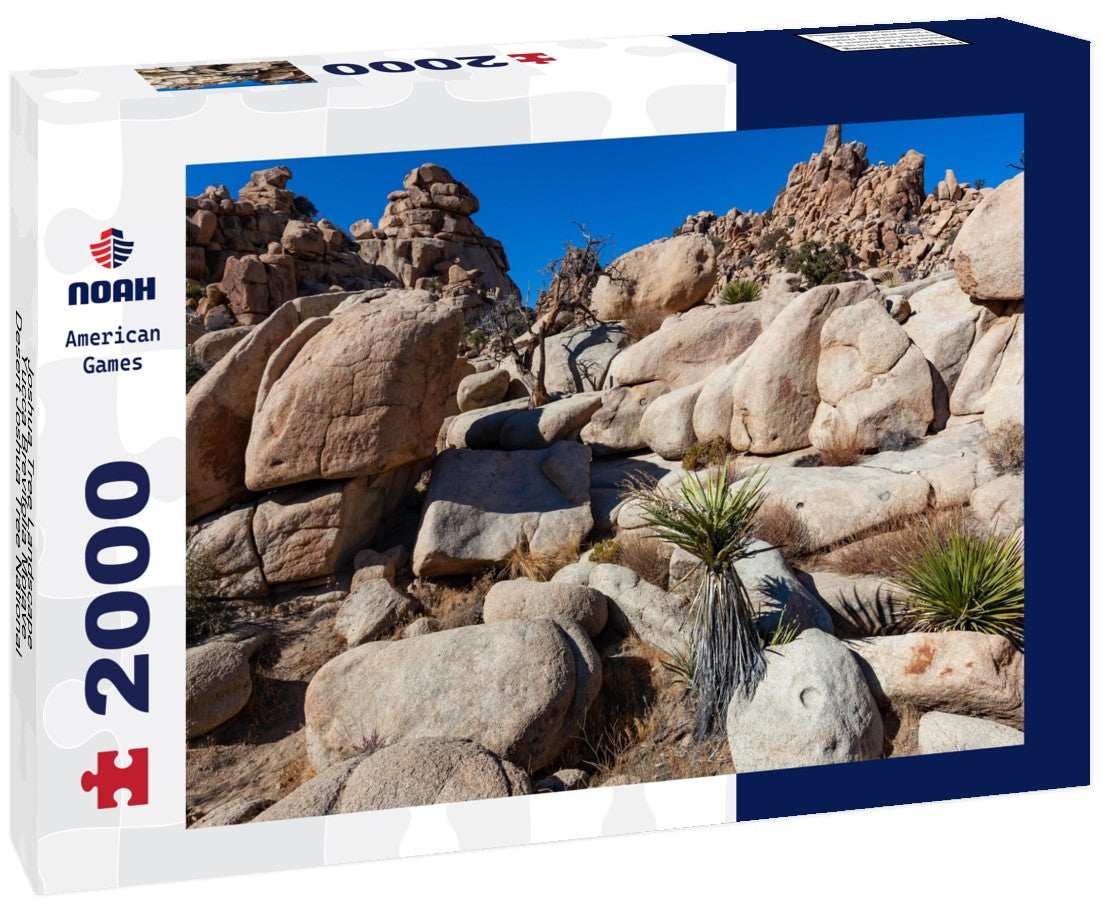 Joshua Tree Landscape, Yucca Brevifolia Mojave Desert Joshua Tree National Park California 2000pc Puzzle