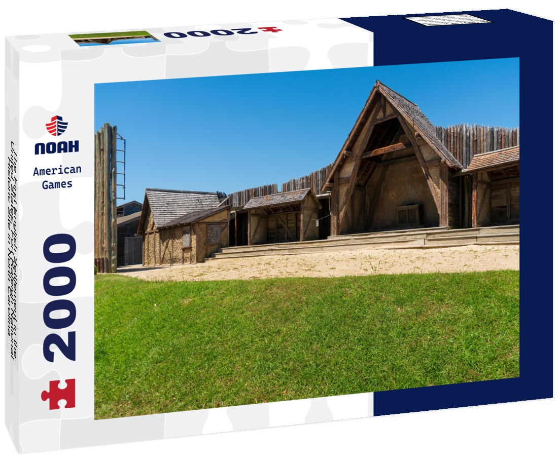 The First English Settlement in the United States, Fort Raleigh National Historic Site in North Carolina 2000pc Puzzle