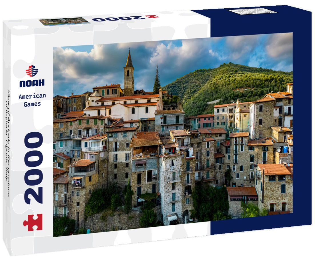 Apricale in the province of Imperia, Liguria, Italy 2000pc Puzzle