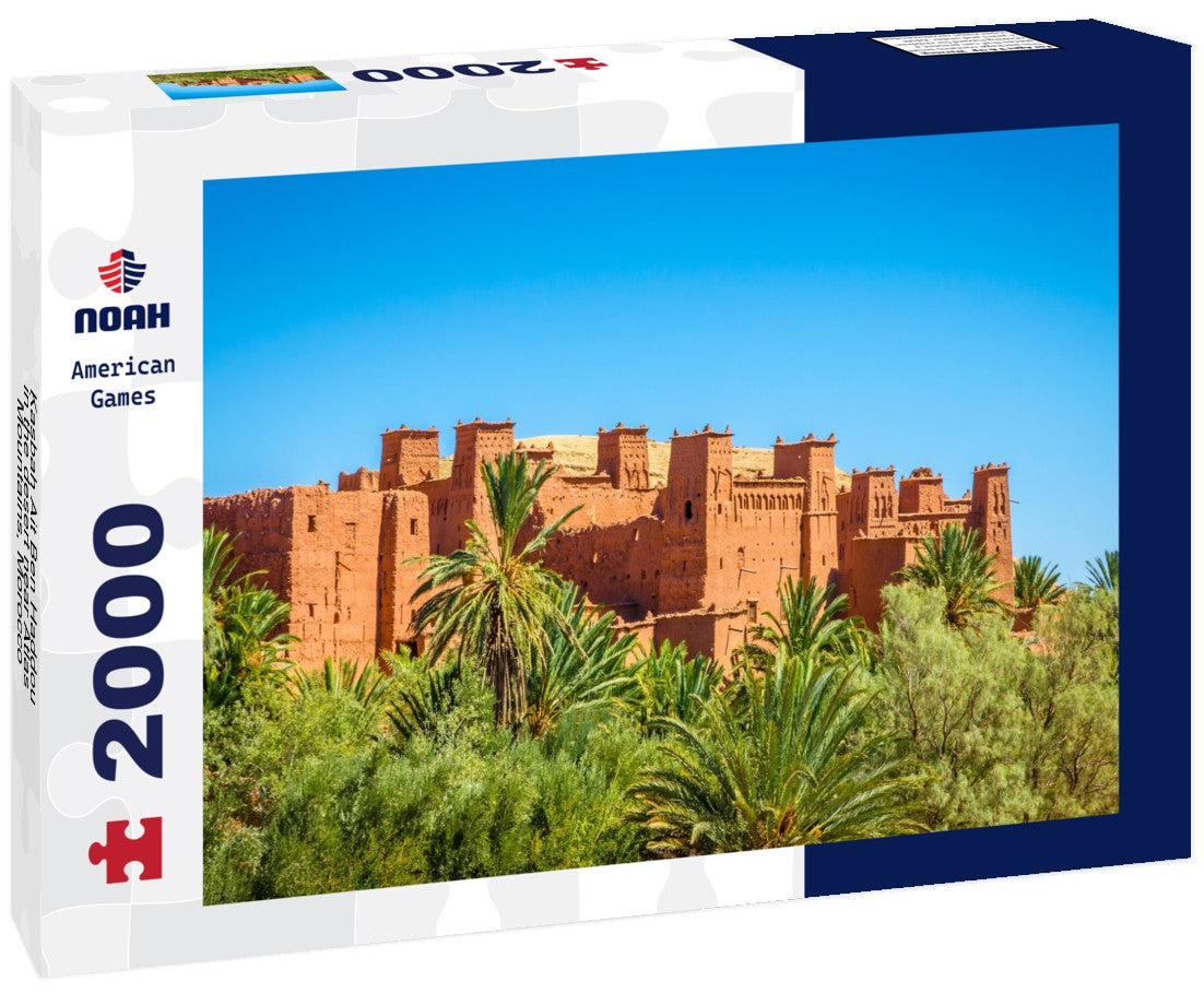 Kasbah Ait Ben Haddou in the desert near Atlas Mountains, Morocco 2000pc Puzzle