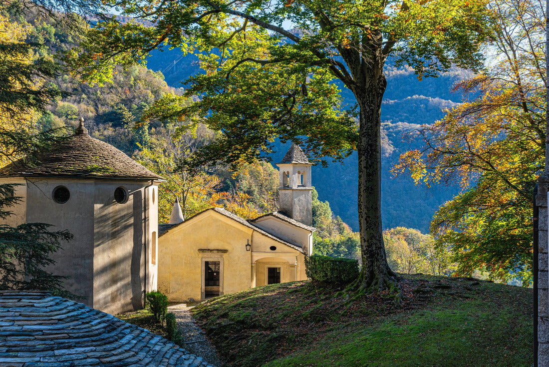 The beautiful Sacro Monte of Varallo on a sunny autumn morning. Province of Vercelli, Piedmont, Italy 2000pc Puzzle