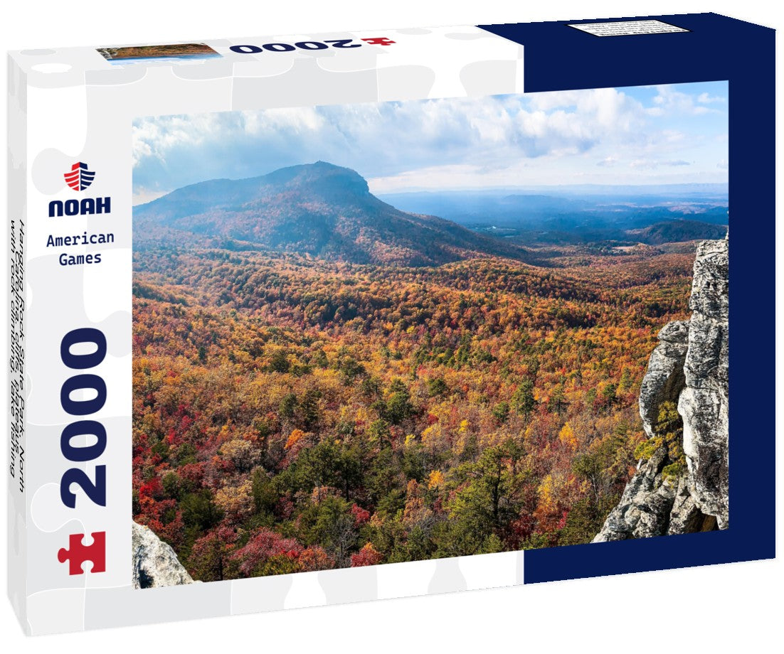 Hanging Rock State Park, North Carolina. cliffs, plateaus, with rock climbing, lake fishing, swimming, camping, hiking 2000pc Puzzle