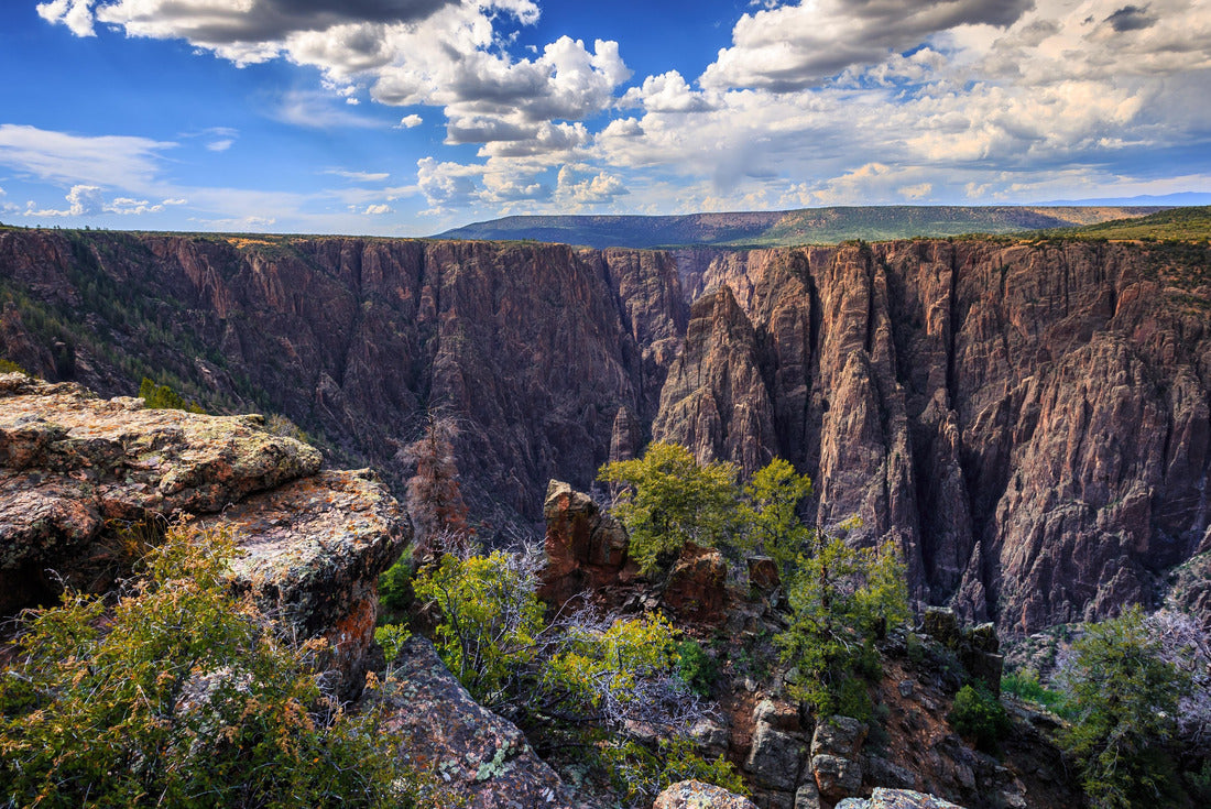 Colorful sky over the Black Canyon, the Black Canyon of the Gunnison National Park, Colorado 2000pc Puzzle