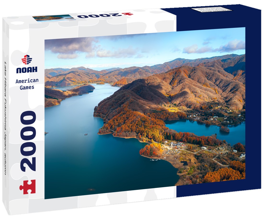 Lake Hibara Fukushima Japan, autumn 2000pc Puzzle