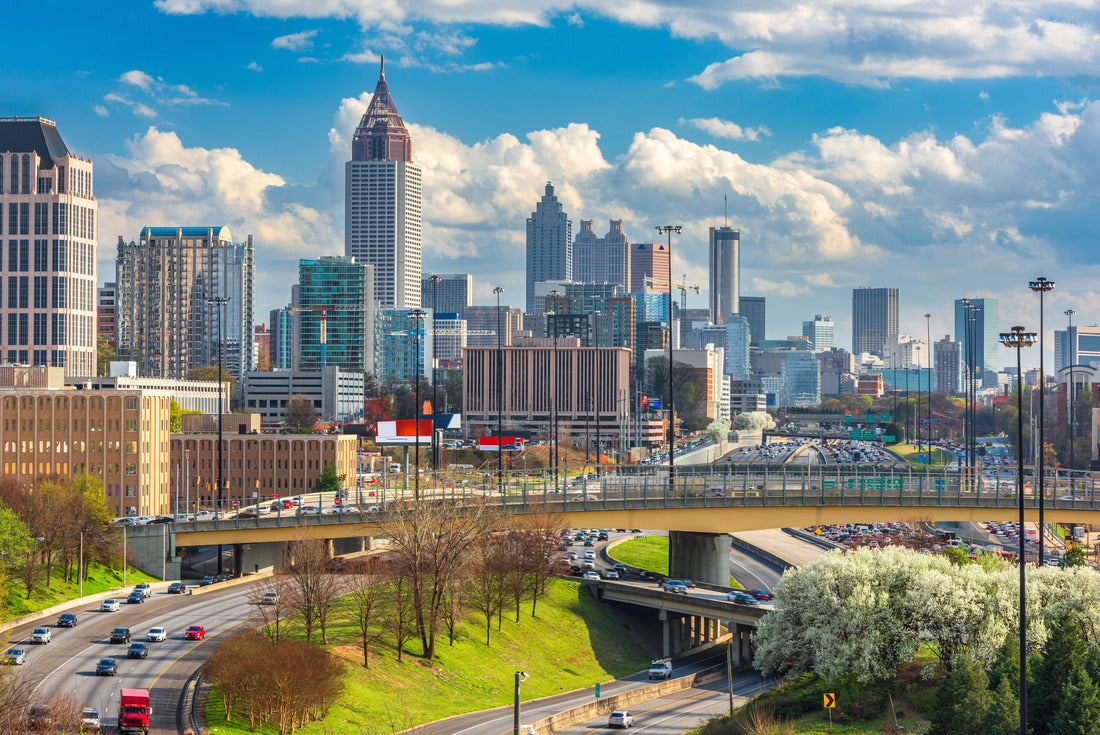 Atlanta, Georgia, USA Downtown Skyline on a spring day 2000pc Puzzle