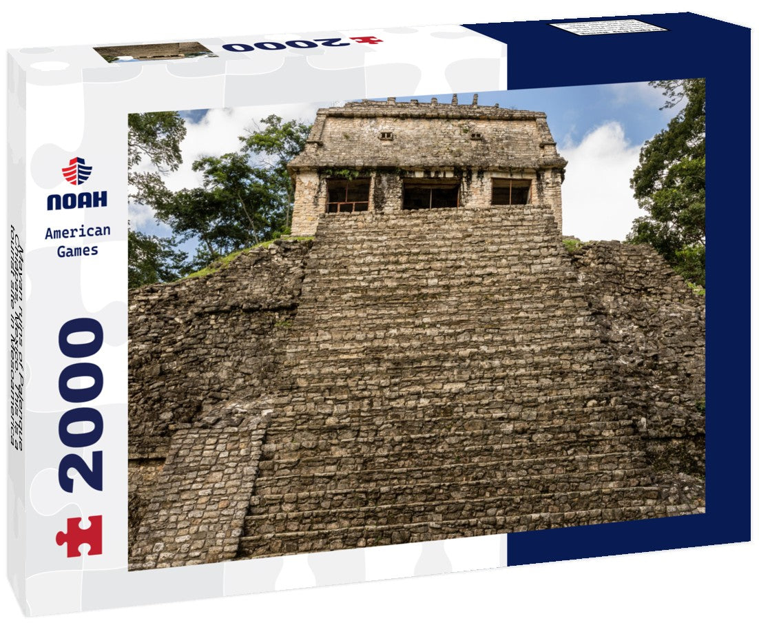 Mayan ruins of Palenque, Chiapas, Mexico. This is a tourist site in Mesoamerica 2000pc Puzzle