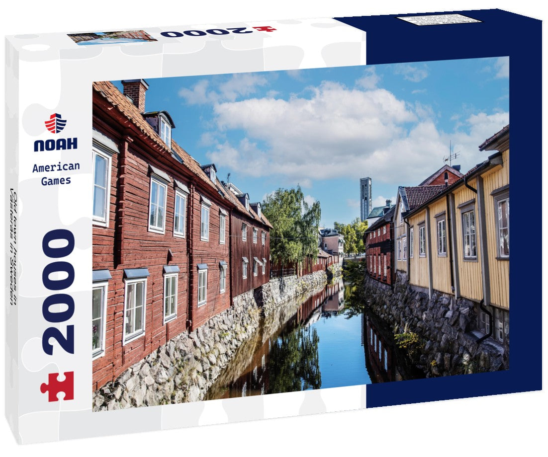 Old town houses in Västerås in Sweden 2000pc Puzzle