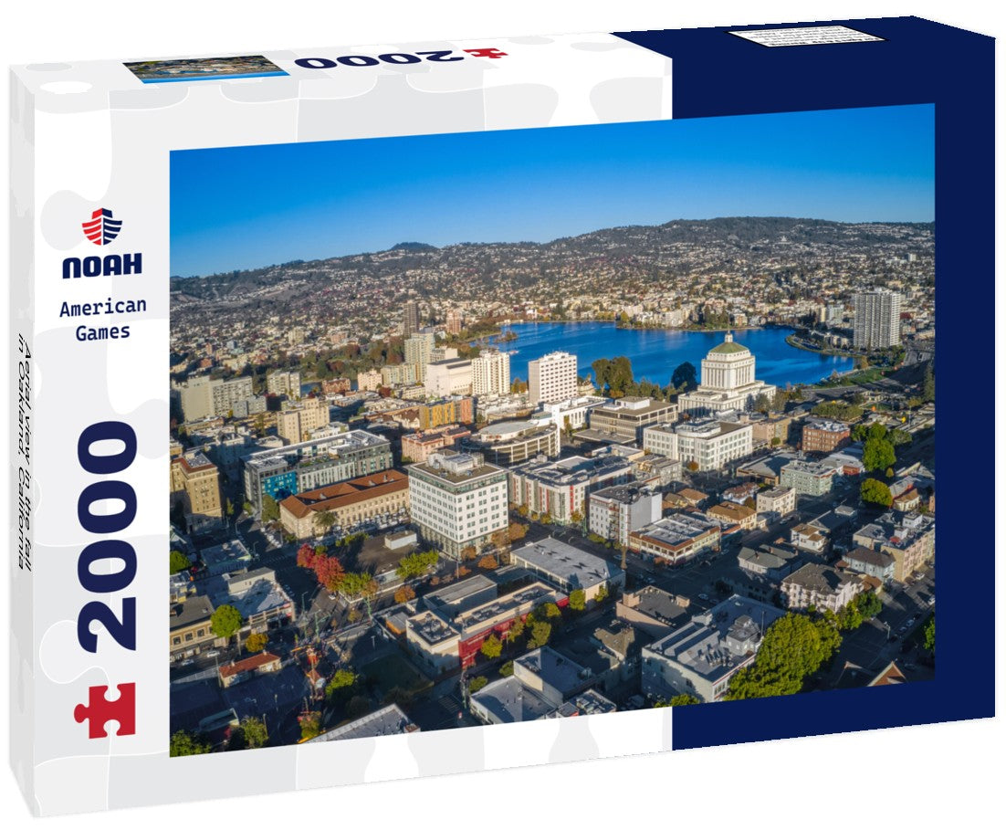 Aerial view in the fall in Oakland, California 2000pc Puzzle