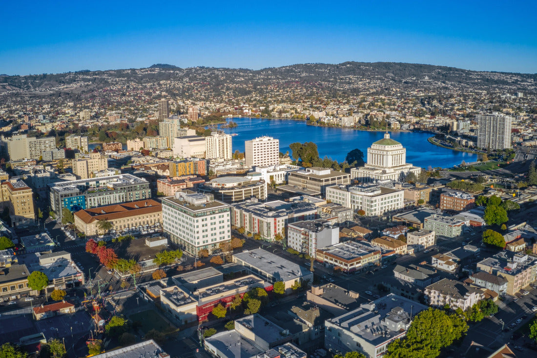 Aerial view in the fall in Oakland, California 2000pc Puzzle