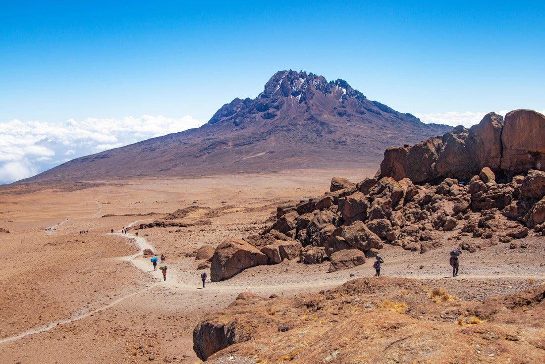 Mawenzi Peak from Kilimanjaro's base camp, Tanzania 2000pc Puzzle