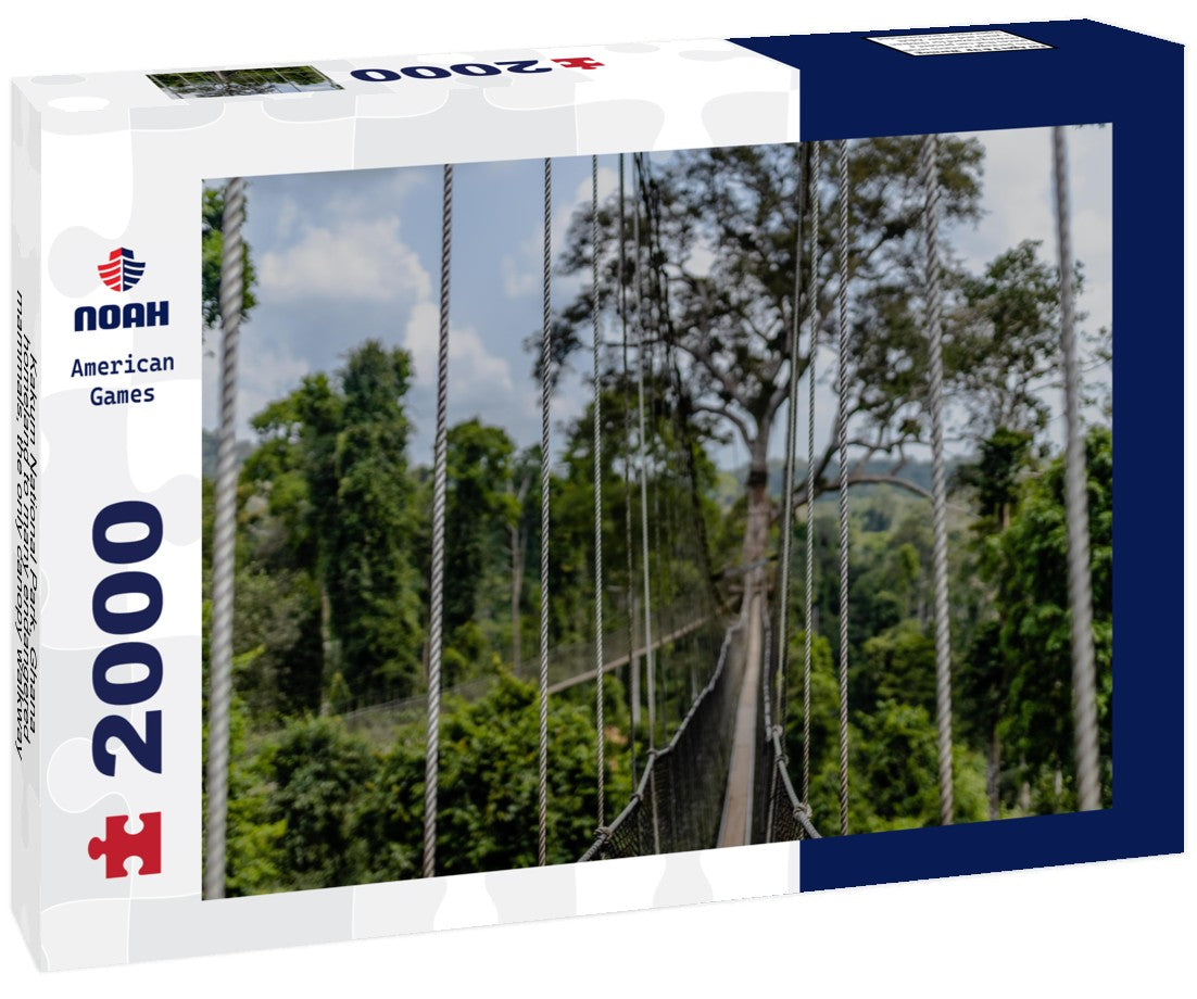 Kakum National Park, Ghana - homeland to many endangered mammals, the only canopy walkway on the African continent 2000pc Puzzle