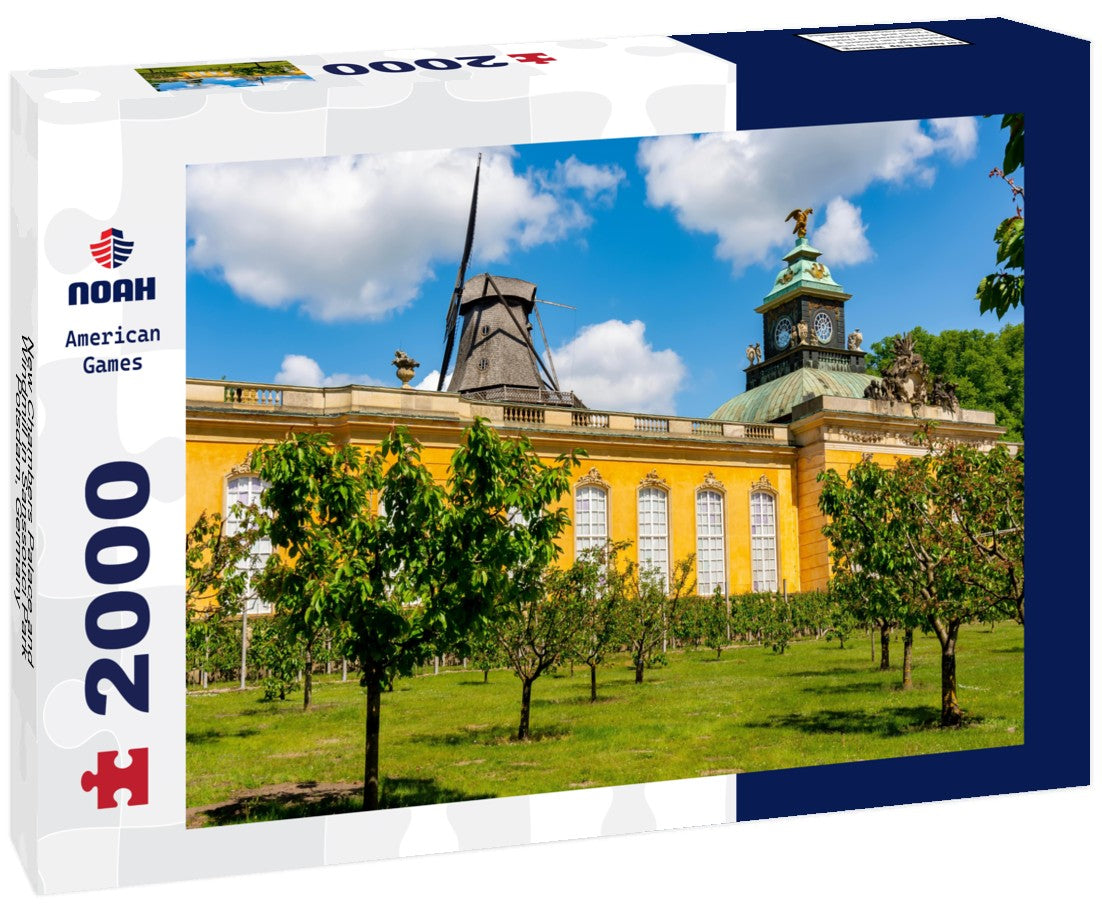 New Chambers Palace and Windmill in Sanssouci Park, Potsdam, Germany 2000pc Puzzle