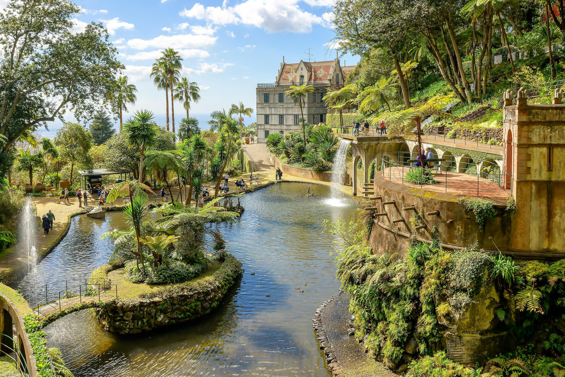 Landscape with tropical garden at the Monte Palace, Funchal, Madeira 2000pc Puzzle