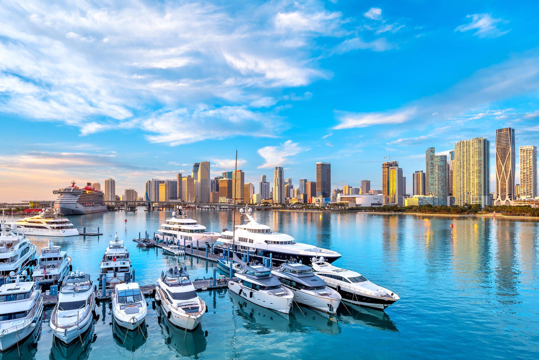 Miami skyline at sunrise, Florida 2000pc Puzzle