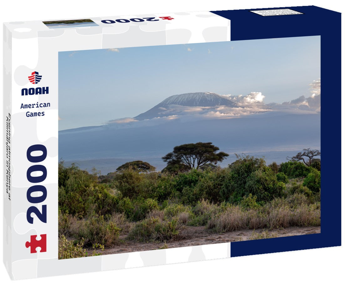 Evening atmosphere at Kilimanjaro in Kenya 2000pc Puzzle