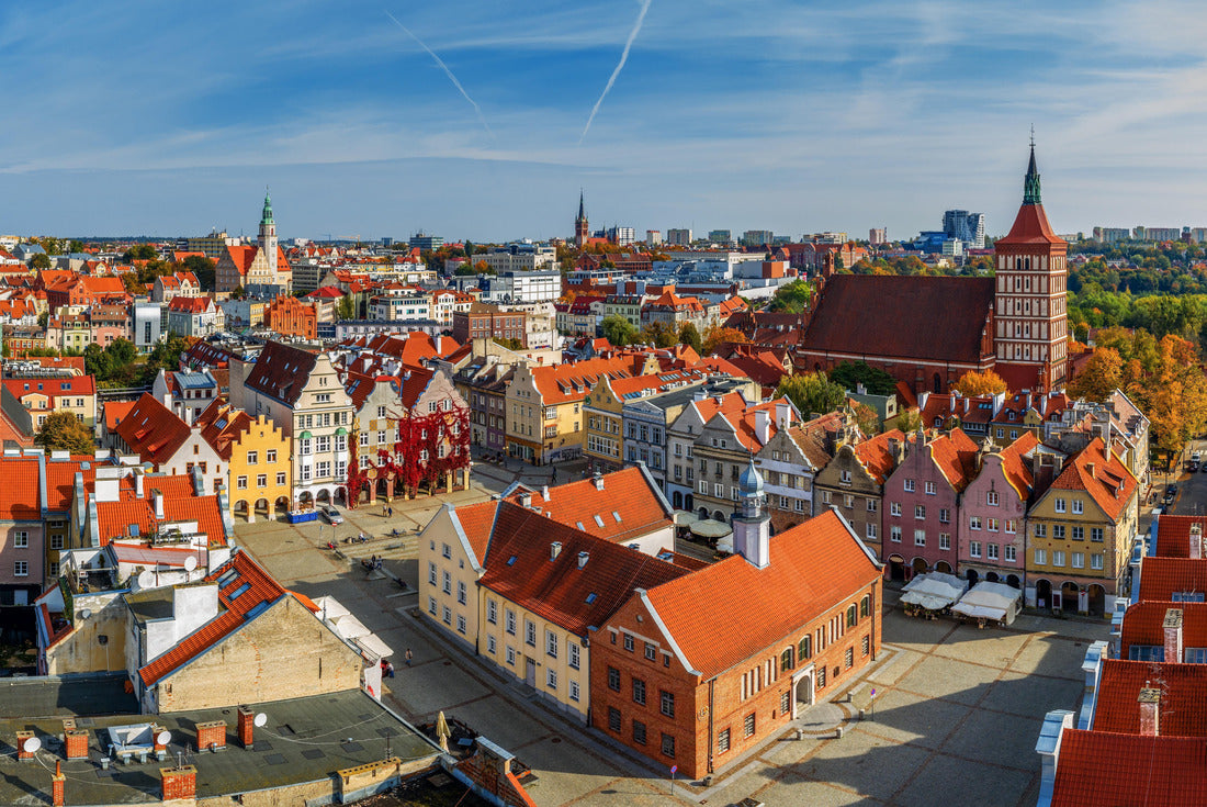 Aerial view of Olsztyn, a city in Warmia in northeastern Poland 2000pc Puzzle