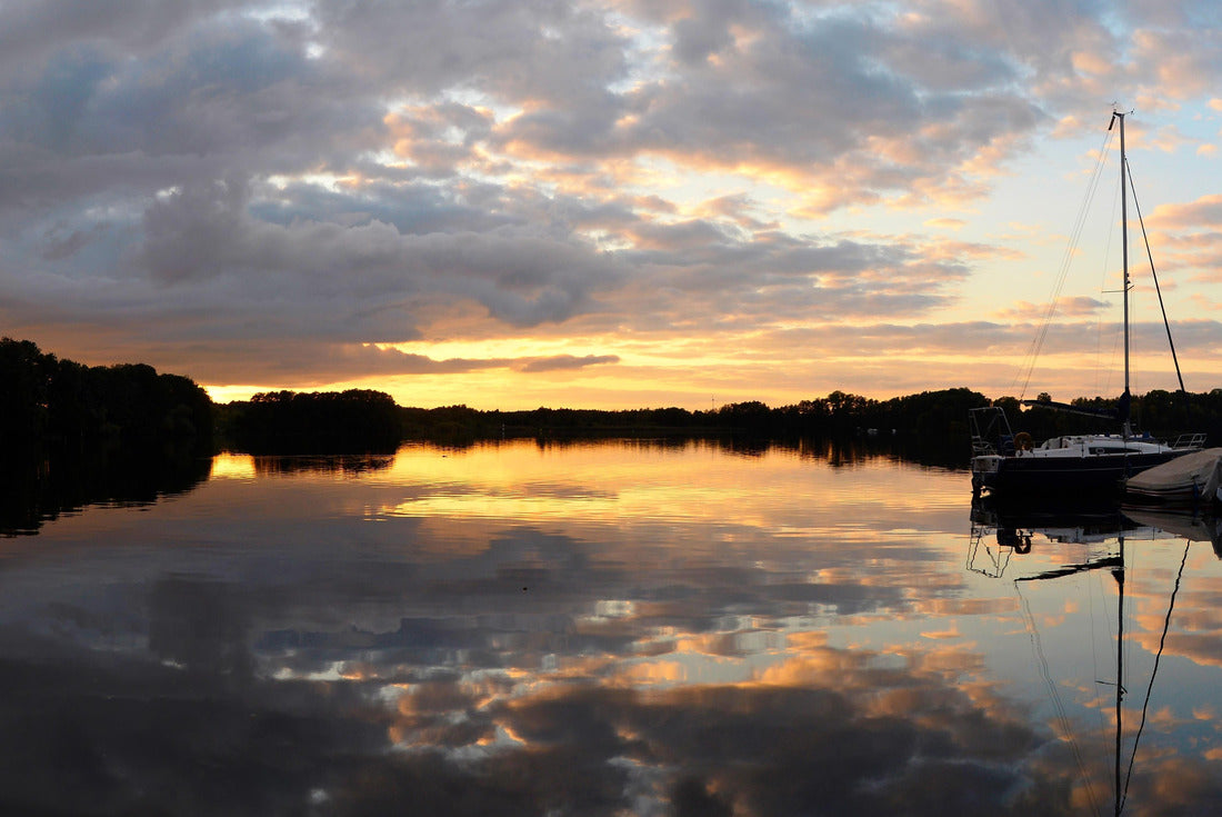 Noah Jigsaw Puzzle Evening at Lake Schwieloch in Germany 2000 pieces