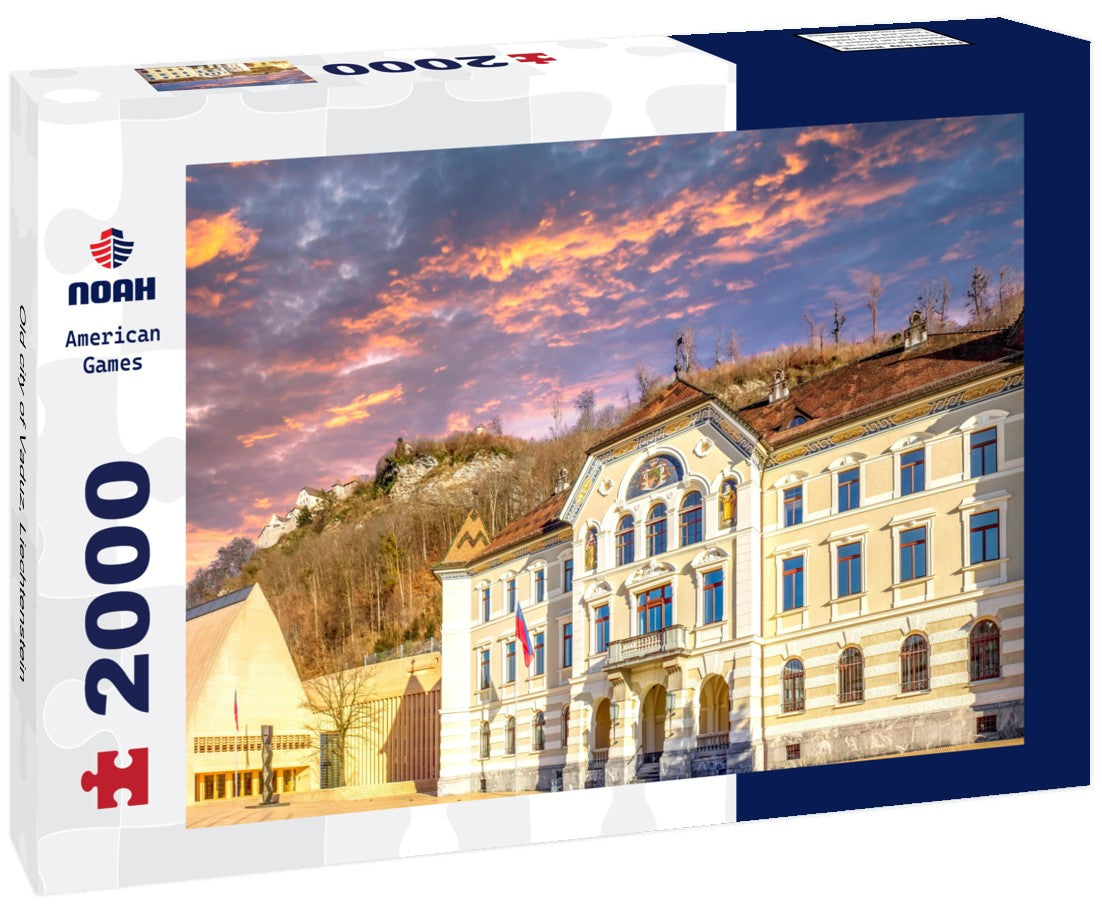 Old city of Vaduz, Liechtenstein 2000pc Puzzle