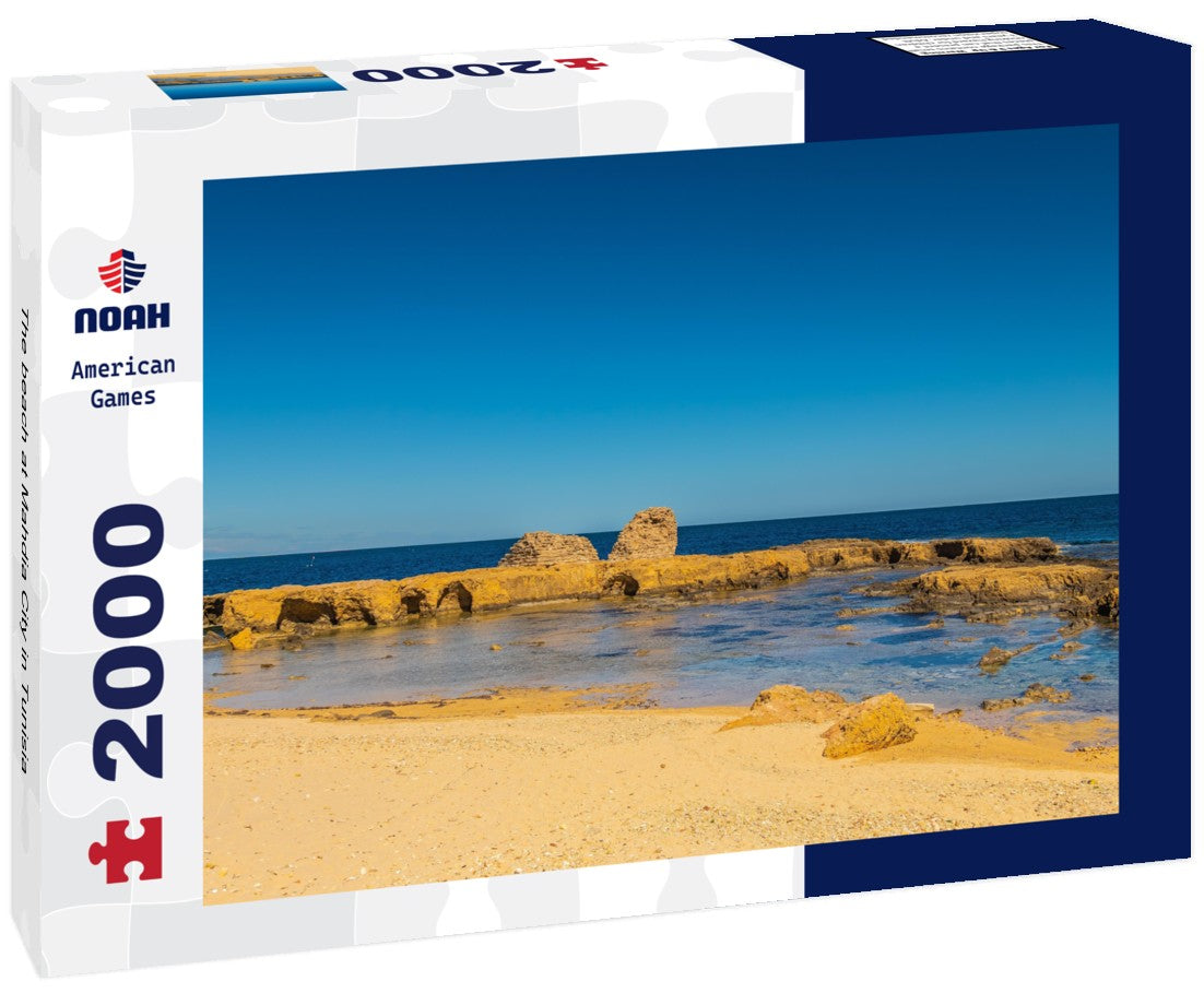 The beach at Mahdia City in Tunisia 2000pc Puzzle