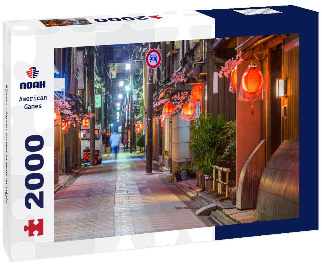 Kyoto, Japan street scene at night 2000pc Puzzle