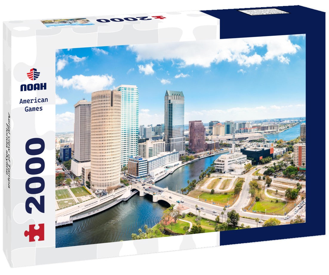 Aerial view of Tampa, Florida skyline 2000pc Puzzle