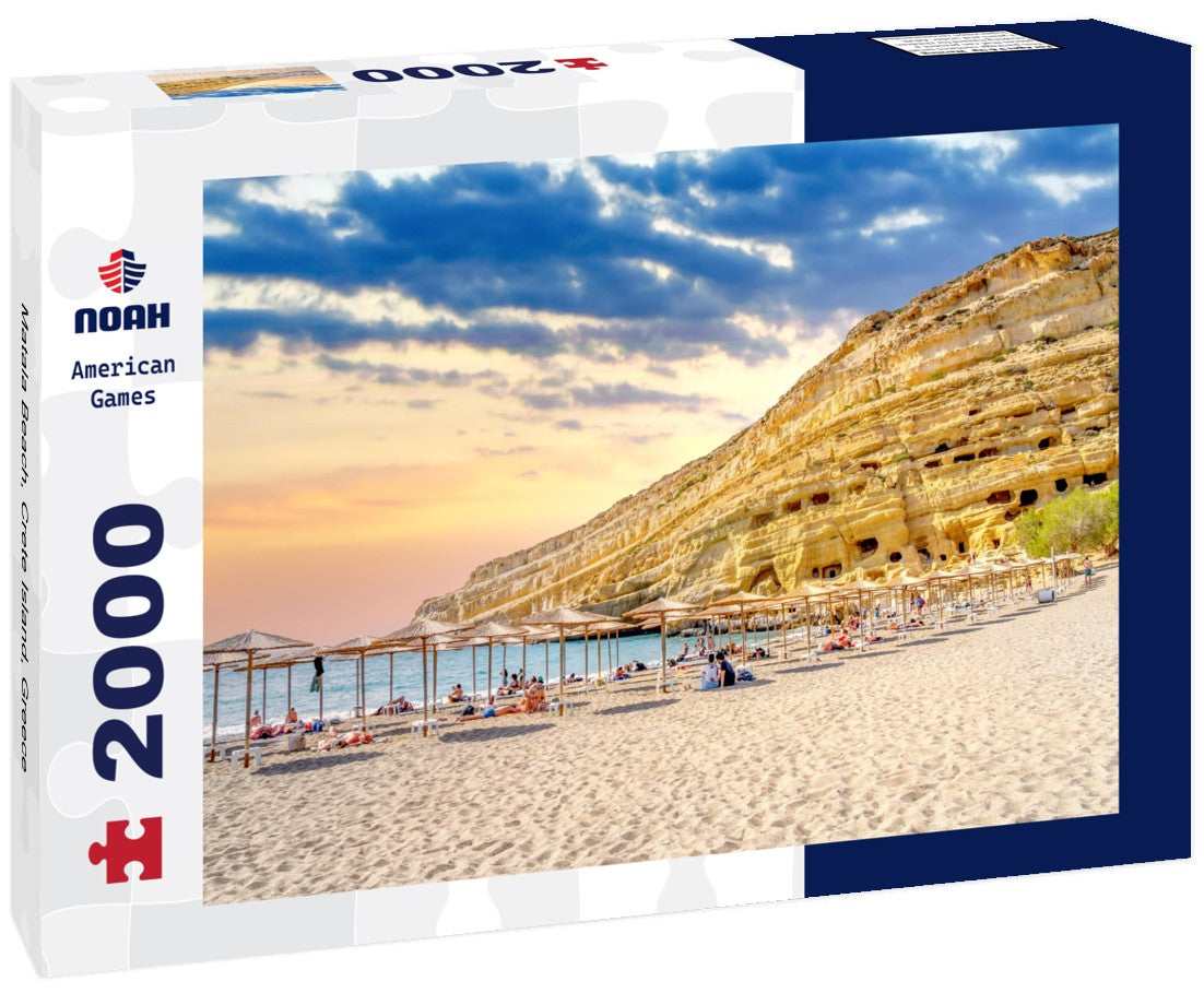 Matala Beach, Crete Island, Greece 2000pc Puzzle