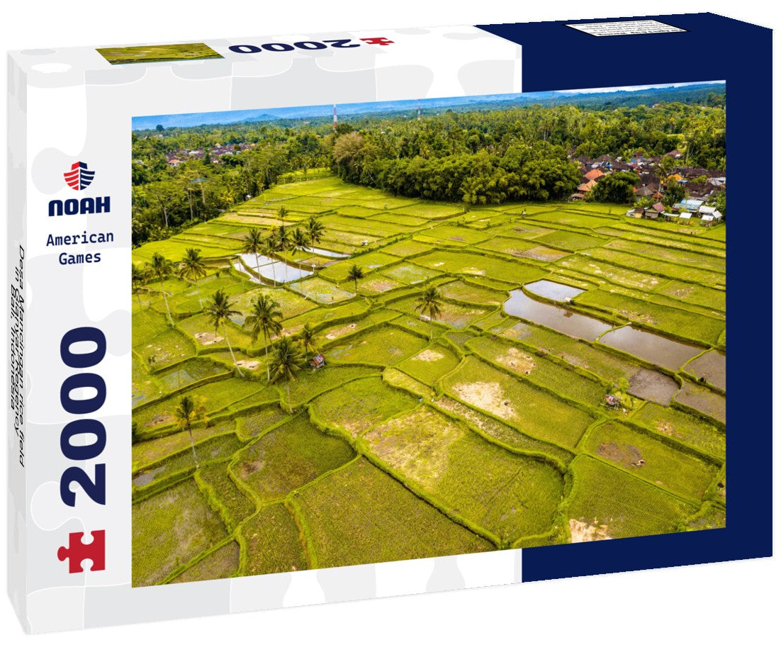 Desa Mancingan rice field in Gianyar Regency, Bali, Indonesia 2000pc Puzzle