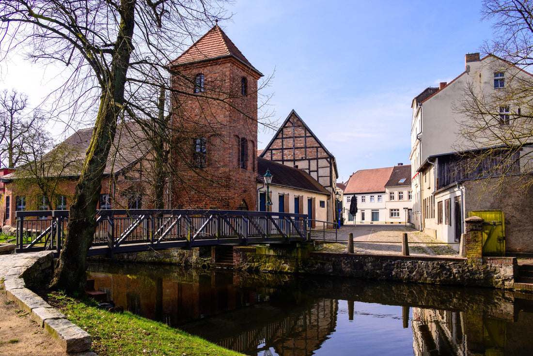 Noah Jigsaw Puzzle Library Tower at the Stepenitz in Perleberg, Germany 2000 pieces
