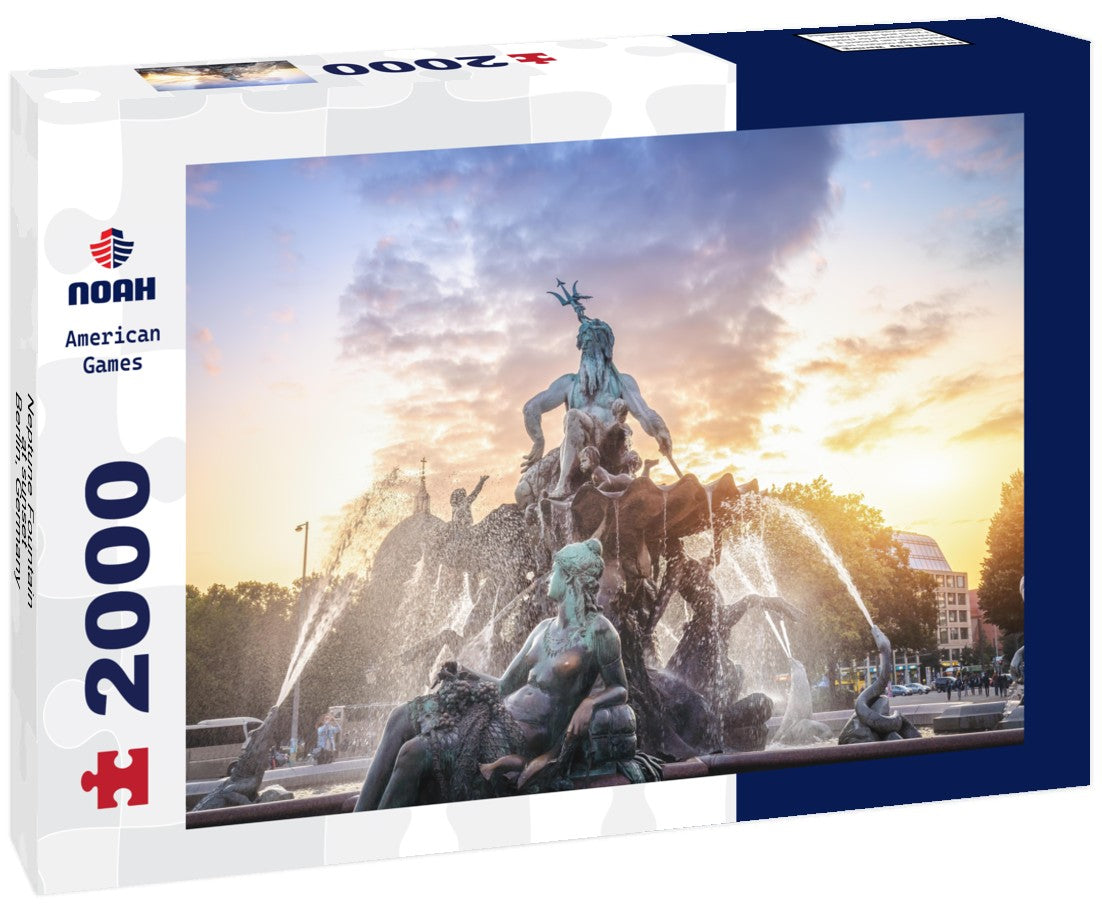 Neptune Fountain at sunset - Berlin, Germany 2000pc Puzzle