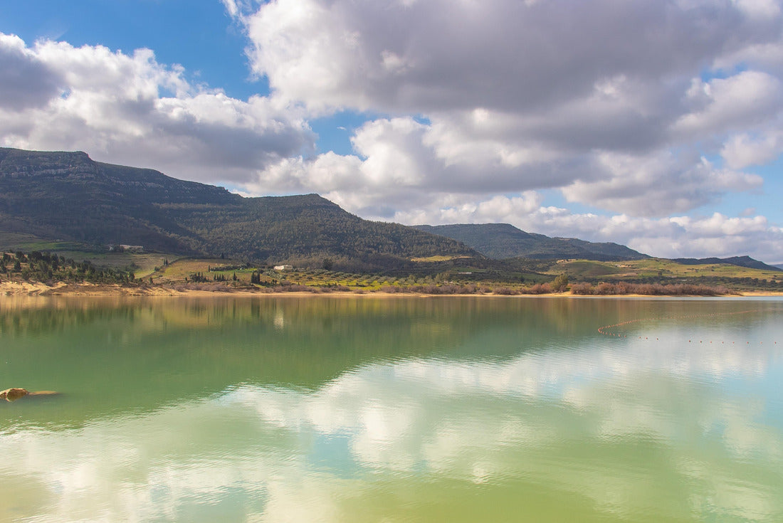 El Masri Dam, a Tunisian dam in the south of Grombalia, Tunisia 2000pc Puzzle