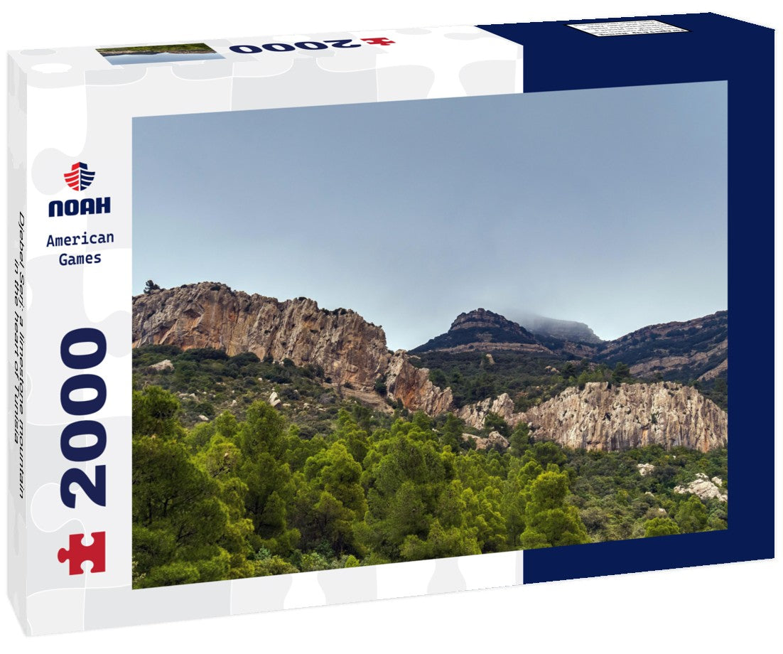 Djebel Serj: a limestone mountain in the heart of Tunisia 2000pc Puzzle