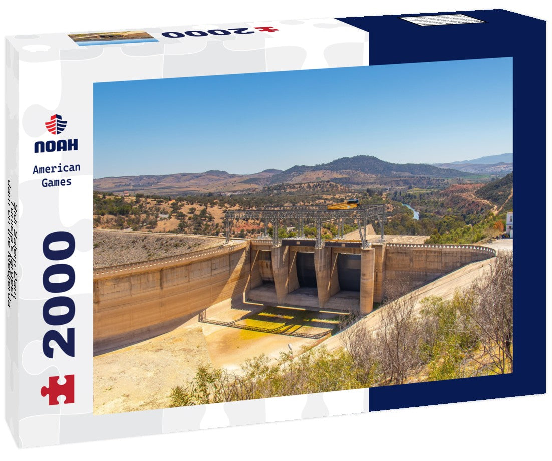 Sidi Salem Dam - Tunisia's largest dam on the Medjerda 2000pc Puzzle