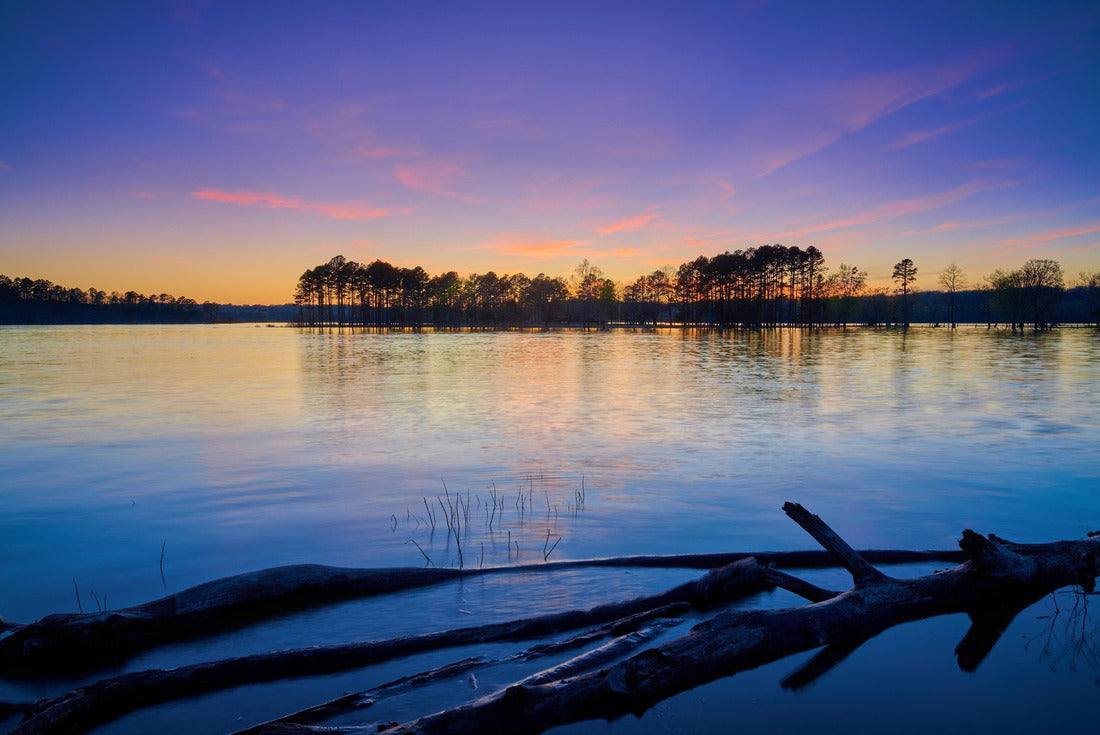 Noah Jigsaw Puzzle Beautiful evening twilight at Lake Biber near Rogers, Arkansas 2000 pieces