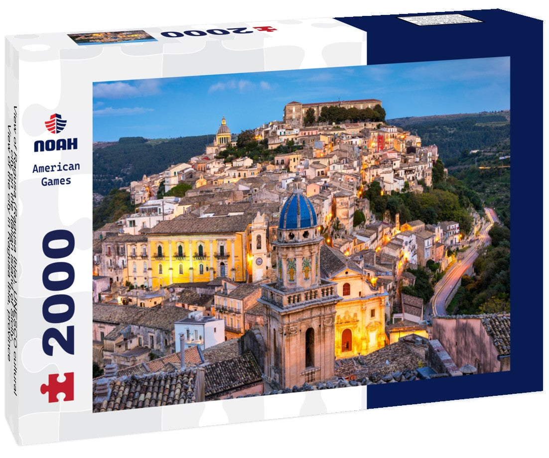 Ragusa (Ragusa Ibla), UNESCO cultural city on the Italian island of Sicily. the city in Ragusa Ibla, province of Ragusa, Val di Noto, Sicily, Italy 2000pc Puzzle