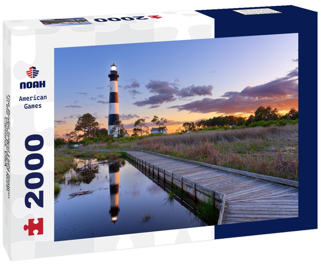 The Bodie Island Light Station in the Outer Banks of North Carolina, USA 2000pc Puzzle