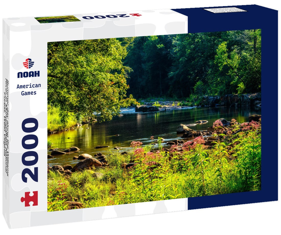 Summer day along the Williams River in Monongahela National Forest, West Virginia, USA 2000pc Puzzle