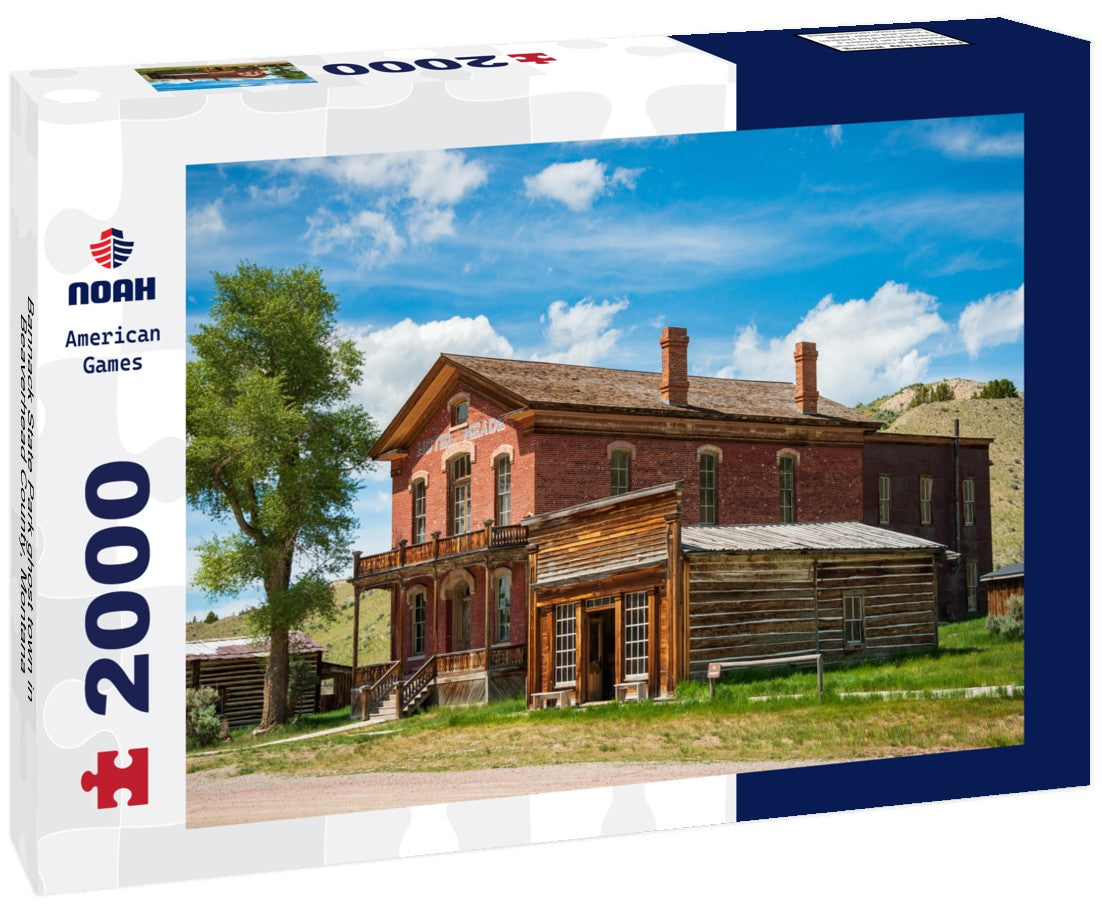 Bannack State Park ghost town in Beaverhead County, Montana 2000pc Puzzle