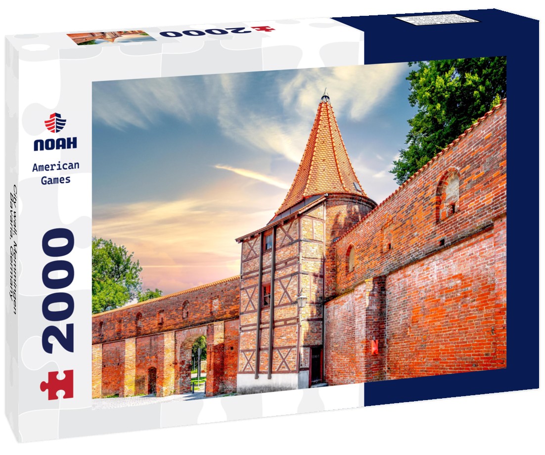 City wall, Memmingen, Bavaria, Germany 2000pc Puzzle