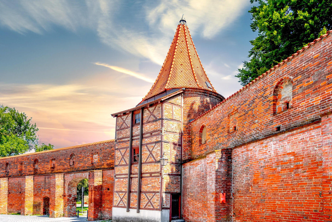 City wall, Memmingen, Bavaria, Germany 2000pc Puzzle