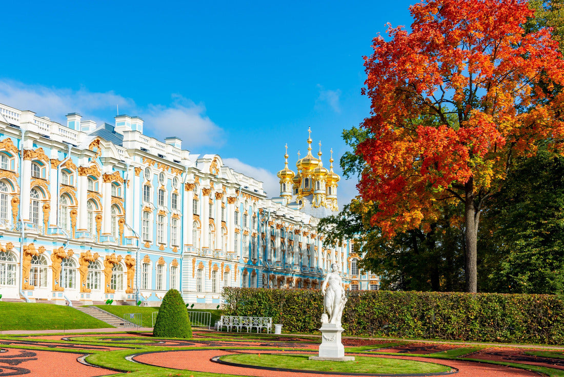 Catherine palace and park in autumn foliage, Tsarskoe Selo (Pushkin), Saint Petersburg, Russia 2000pc Puzzle