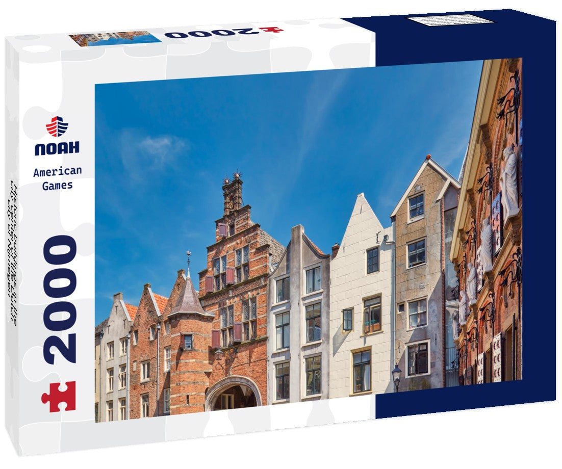 Historic buildings in the city center of the Dutch city of Nijmegen 2000pc Puzzle