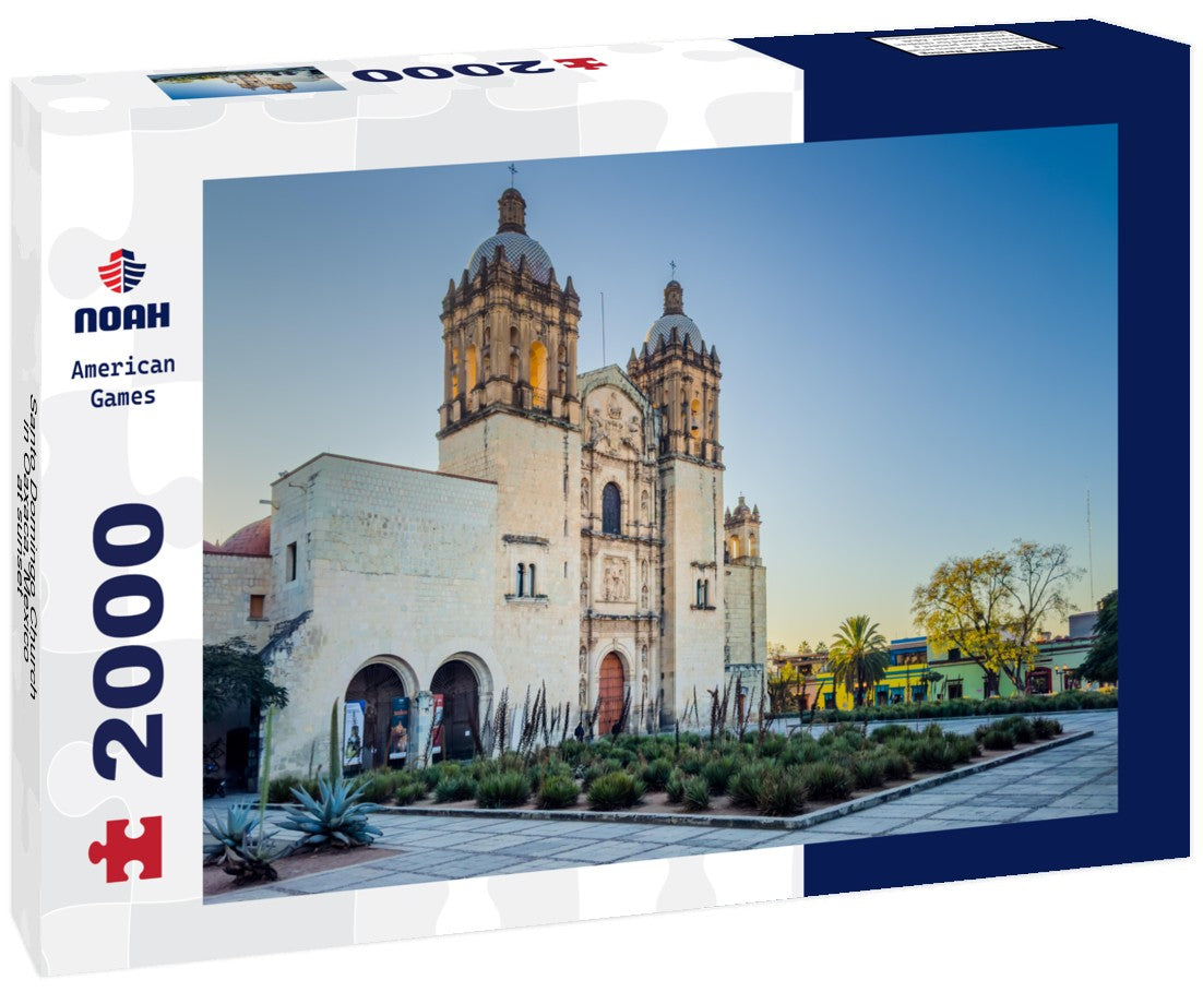 Santo Domingo Church in Oaxaca, Mexico, at sunset 2000pc Puzzle