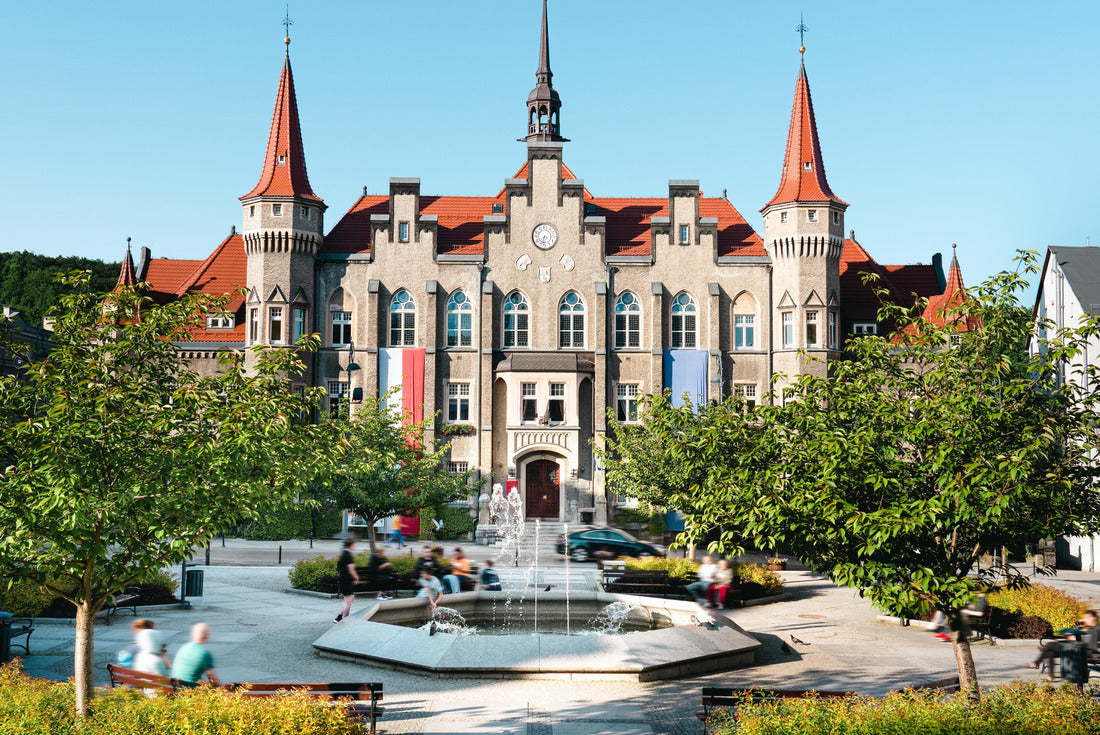 the center of Walbrzych, town hall, Poland 2000pc Puzzle