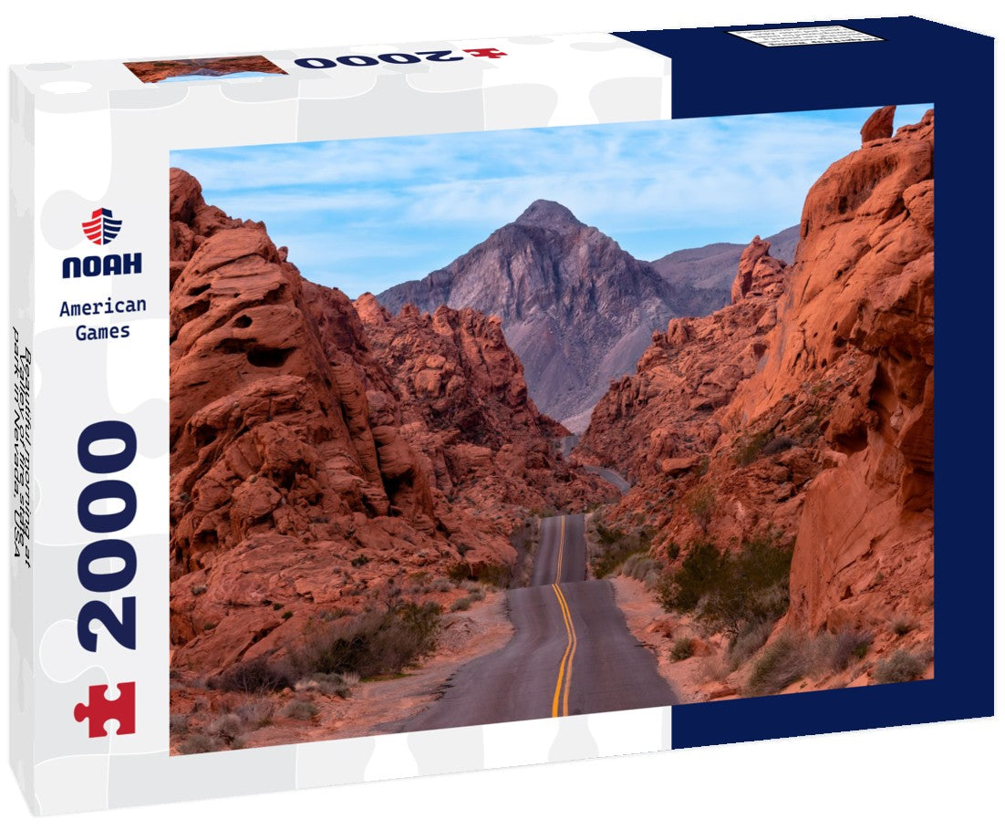Beautiful morning at Valley of fire state park in Nevada, USA 2000pc Puzzle